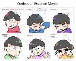 Osomatsu San Confession Meme By Sketchdrunk On Deviantart