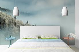 Chacune de nos conceptions contemporaines est suffisante pour amener votre salon ou chambre dans le 21 eme siecle. Papier Peint Chambre Foret Eneigee Trompe L Oeil Mural Tapisserie Xxl
