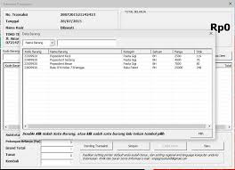 Dipakai untuk nota belanja yang menggunakan kolom dan baris kecil. Aplikasi Kasir Penjualan Barang Microsoft Excel