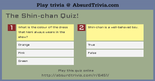 She (reese witherspoon) was living the dream — she was th. The Shin Chan Quiz