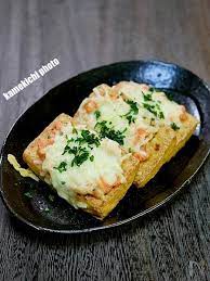 ご飯もビールもすすむ 厚揚げの明太マヨチーズ焼き by かめきちパパ レシピサイト nadia ナディア プロの料理家のおいしいレシピ レシピ 厚揚げ レシピ 食事