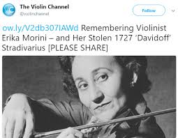 Earth and Space News: The Davidoff Morini Stradivarius Theft: Unsolved  Since Oct. 18, 1995