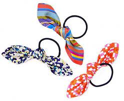 Free Pattern Bow Hair Ties Diy Hair Accessories Fabric Bows Hair Ties