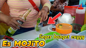 Banner yang berukuran besar memudahkan orang yang lalu lalang membaca informasi yang disampikan dengan mudah. Bikin Seger Es Mojito Minuman Segar Kekinian Menyejukkan Dahaga Kuliner Bandung Street Food Youtube