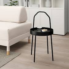 Burvik Side Table Black 15 38 Cm Ikea Beistelltisch Schwarz Beistelltische Beistelltisch