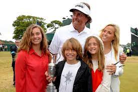Amy mickelson, her husband, and kids (image source). Phil Mickelson Family Wife Parents Children Successstory