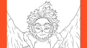 Warm up drawing feet and then draw hawks from mha!live streamed 27th april 2020 How To Draw Hawk My Hero Academia Youtube
