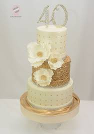 Happy birthday for 40th birthday. Rose Gold 40th Birthday Cake Ideas Female Novocom Top