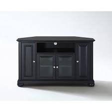 Fits 23 tv (not included). Crosley Furniture Alexandria Black 48 Inch Corner Tv Stand Bellacor