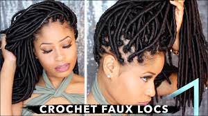 How To Crochet Faux Locs No Cornrows No Wrapping Free Parting Video Faux Locs Hairstyles Single Braids Crochet Faux Locs