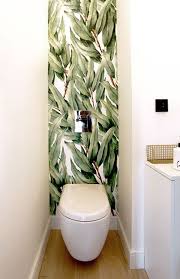 Wallpaper In Bathroom And Toilet Bathroom Wallpaper Small Bathroom Wallpaper Tropical Bathroom