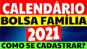 Para ajudar na consulta e entendimento das famílias, para saberem quando ocorrerão os pagamentos do programa, a caixa libera um calendário com todas as informações e datas de recebimento. 05 01 Calendario Bolsa Familia 2021 Veja As Datas Como Se Cadastra Fim Do Auxilio Emergencial Youtube