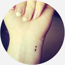 This means you really feel that needle pumping into the skin. Semicolon Tattoo Dictionary Com