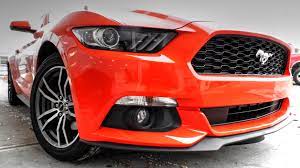 Competition Orange 2015 Ford Mustang Ecoboost Ford Mustang 1965 2015 Ford Mustang Car Stripes