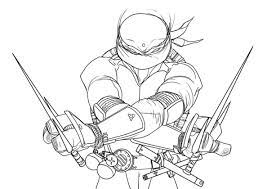 Epic Pose Of Raphael High Quality Free Coloring Page From The Category Tmnt More Printable Pict Cartoon Coloring Pages Coloring Pages Turtle Coloring Pages
