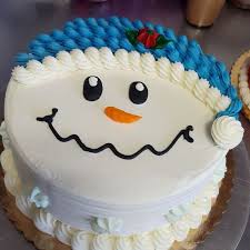Simple Butter Icing Cake Designs In 2020 Christmas Cakes Easy Christmas Cake Designs Christmas Cake Decorations