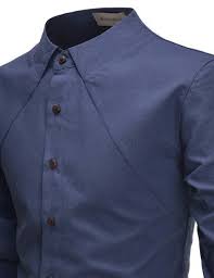 No Collar Dress Shirt Outfit Ideas For Ladies Kadininmodasi Org In 2020 Mens Designer Shirts Men Shirt Style African Men Fashion