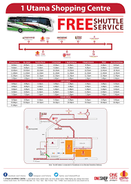 The rest of the facilities are operated by third party companies hence the parking charges are determined by these operators. 1 Utama Shopping Centre Here S Our Latest Free Shuttle Service Schedule To And From Mrt 1powerhouse To 1 Utama Shopping Centre We Have Added More Stops To Include Centrepoint Bandar Utama First