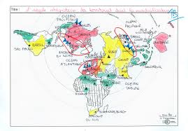 Pôles et flux de la mondialisation. Croquis L Inegale Integration Des Territoires Dans La Mondialisation Sabine Castets Histoire Geographie Emc