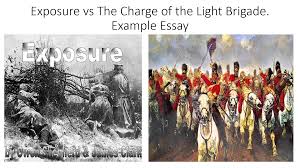 Why I Love Comparing Poems Exposure And Charge Of The Light Brigade Susansenglish