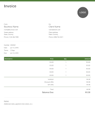 Invoice Templates Download Customize Send Invoice Simple