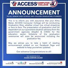 Entrance qualifications only includes credentials to be submitted list of credentials to be. Access Edu Ph Official Website Of Access Computer College