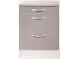 Trouver la meilleure vente caisson bas cuisine n'est pas forcément simple : Meuble Bas 60 Cm 1 Tiroir 2 Caissons Spoon Color Coloris Gris Pas Cher Avis Et Prix En Promo