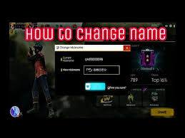 Free fire name 2021 get best nickname for free fire character to impress your teammates and spectators. How To Change Nickname In Freefire Youtube