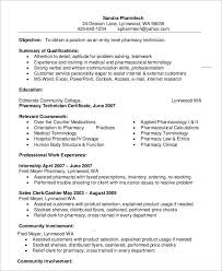 10 Pharmacy Technician Resume Templates Pdf Doc Free Premium Templates