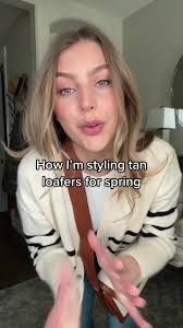 Tan Loafers Outfit Women