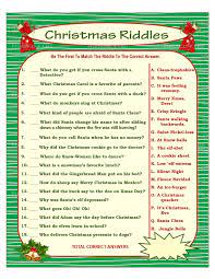 Here is a riddle which will keep you in the mood and at the same time help you pass some quality time. Christmas Riddle Game Diy Holiday Party Game Printable Etsy In 2021 Christmas Riddles Printable Christmas Games Xmas Games