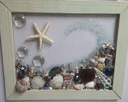 11 X 14 Seahorse With Bubbles Sea Glass Art Frame Etsy In 2021 Sea Glass Crafts Sea Glass Art Sea Glass