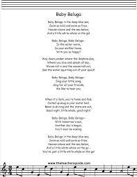 For complete hap palmer lyrics and activities and audio source recordings for baby songs videos, please visit: Baby Beluga Song Lyrics Google Search Nursery Songs Songs For Toddlers Classroom Songs