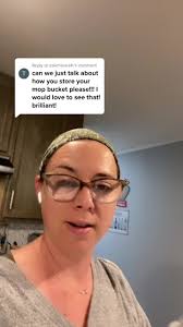 Mop Bucket Storage Idea