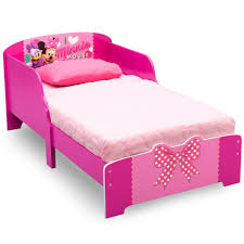 Shop furniture, home décor, cookware & more! Delta Children Disney Minnie Mouse Wooden Toddler Bed Pink Walmart Com Walmart Com