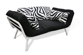 American Furniture Alliance Modern Loft Collection Futon Mali Flex Combo Zebra Print Futon Sets