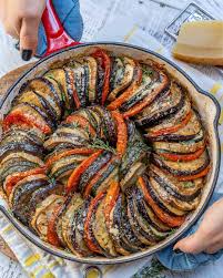 Healthy Eggplant And Zucchini Gratin Recipe Vegetable Gratin Recipes Healthy Eggplant Zucchini Gratin