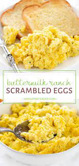 Buttermilk Ranch Scrambled Eggs Recipe Gnocchi Recipes Homemade Recipes Quick Breakfast Recipes