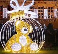 Outdoor Waterproof LED 3D Street Light Decoration Christmas Acrylic Motif Light