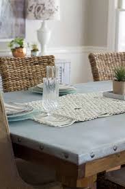 Top two reasons to use zinc on table tops. Diy Zinc Top Table Applying The Zinc Savvy Apron