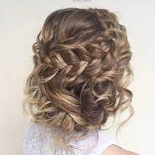 27 Gorgeous Prom Hairstyles For Long Hair Prom Hairstyles For Short Hair Hair Styles Braids For Short Hair
