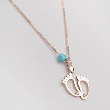 Dainty Baby Footprint Necklace Baby Feet Necklace Perfect Gift For New Moms Memorial Charms For Women Baby Jewels In 2021 Baby Feet Necklace Gifts For New Moms Gifts For New Mothers