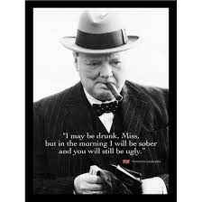 Framed Winston Churchill Quote By Bob Downs Graphic Art Print Overstock 27885868