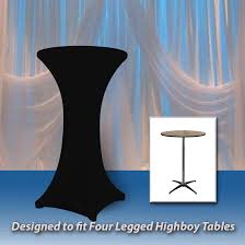 Spandex Highboy 30 X 42 Round Fitted Tablecloth Fitted Table Cover Fitted Tablecloths Highboy Table