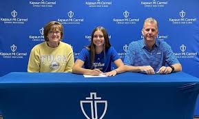 Congratulations to our seniors who signed yesterday: Jackie Ackerman for  rowing at University of Tulsa, Cael Armstrong for soccer at Pratt Community  College, Jack Judkins for tennis at Newman University, Brooks Powers