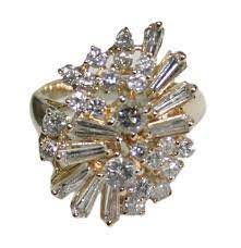 5 out of 5 stars. 14k Yellow Gold Ladies Diamond Cocktail Ring 2 00ctw Si G H Size 4 5 Tangible Investments