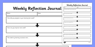 We also do not at any point resell any paper that had been previously written for a client. Weekly Reflection Journal