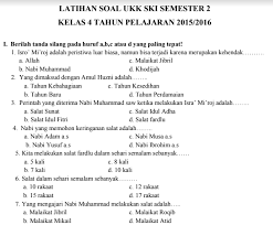 Draft permenag kurikulum 2013 pai. Soal Ukk Ski Kls 4 Mi Semester 2 Kurikulum 2013 File Guru Now