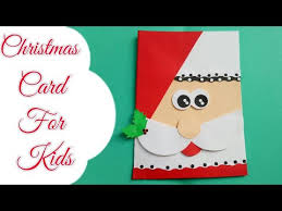 These christmas cards are great crafts to indulge in the holiday season. Diy Santa Christmas Cards Making Christmas Card For Kids Simple Easy Card For Christmas Cute Card Youtube