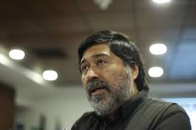 David Hevia President Chilean Writers Society Editorial Stock Photo